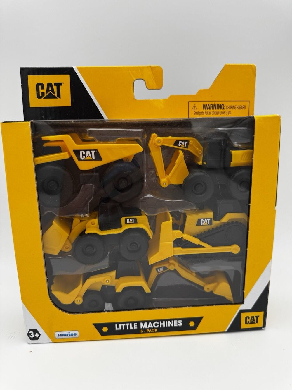 Funrise CAT Little Machines 5-Pack Construction Vehicles Yellow/Black Ages 3+